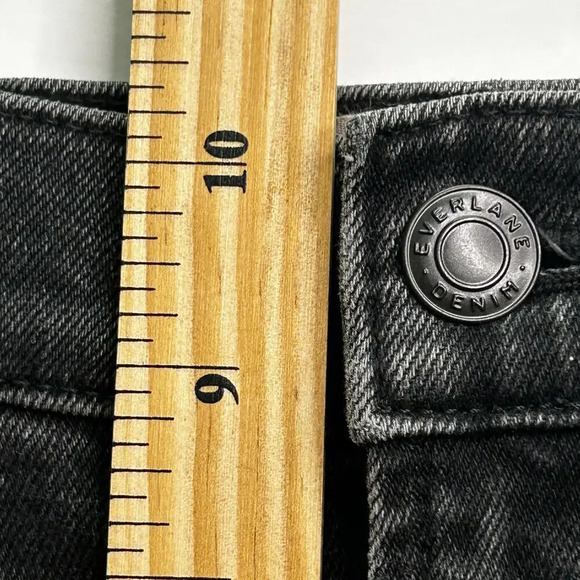 Everlane faded black the cheeky cropped jean size 26 - Picture 9 of 10